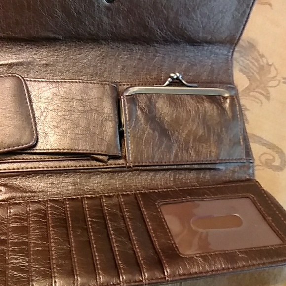 Brown Copper Multi function Wallet - Picture 5 of 7